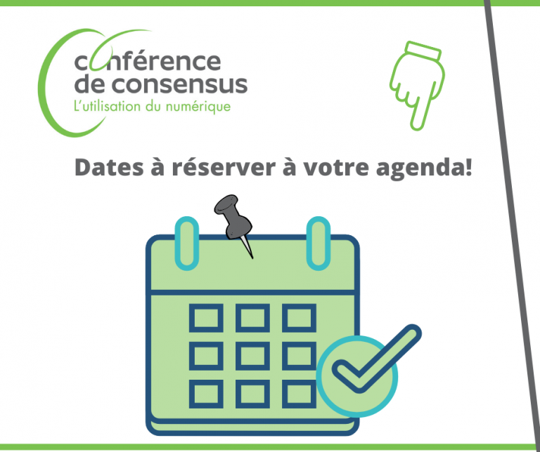 Conférence de consensus des dates à réserver dans votre calendrier